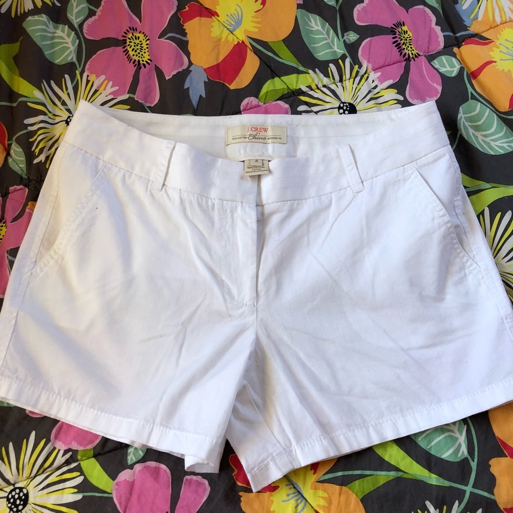 JCrew 100% cotton chino short size 4 gently used